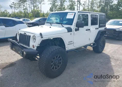 2010 Jeep Wrangler Unlimited Sport из США, поврежденный, VIN 1J4BA3H18AL228245